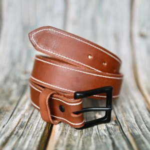 Classic Brown Leather Belt